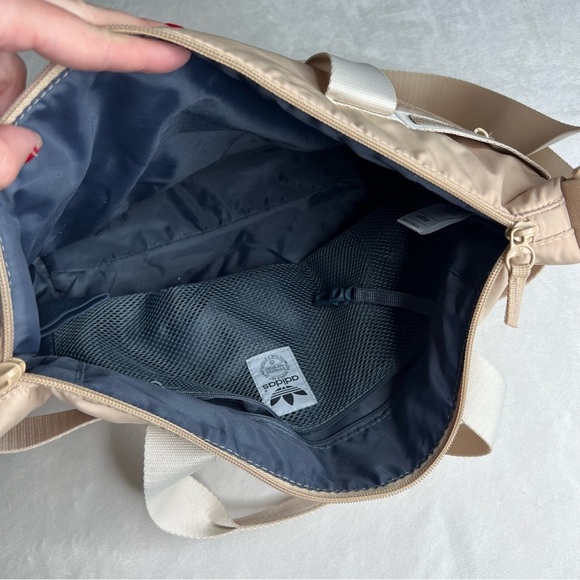 Adidas Puffer Shopper Tote in Beige and Tan - Picture 9 of 11